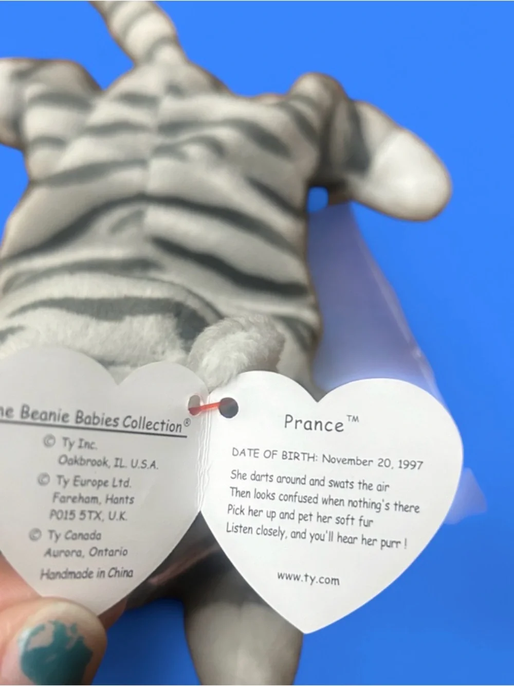 Ty 1994 Prance beanie baby